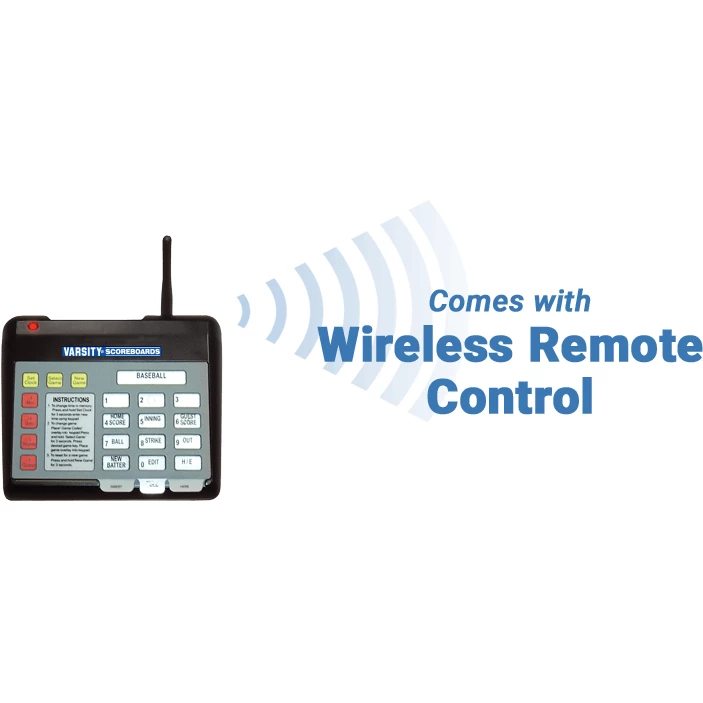 Varsity Scoreboards MS-4 Portable Multi-Sport Scoreboard Ball Park Scoreboards